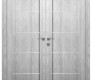 Avon 07 4H Ribeira Ash Modern Interior Double Swing Doors by Belldinni