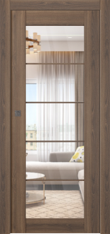 Avon 5 Lite Clear Vetro Pecan Nutwood