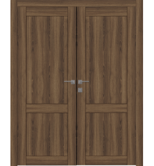 Shaker 2 Panel Pecan Nutwood Double doors