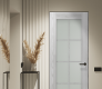 Avon 8 Lite Vetro Ribeira Ash Modern Interior Frameless Door by Belldinni