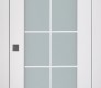 Smart Pro 10 Lite Vetro Polar White Modern Interior Pocket Door by Belldinni
