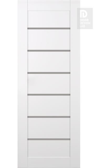 Modern Interior DOOR SLAB ALBA SNOW WHITE 24" X 92 1/2" X 1 3/4"
