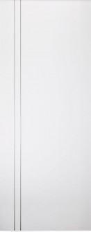 DOOR SLAB SMART PRO 2V POLAR WHITE 18" X 80" X 1 3/4" SOLID CORE