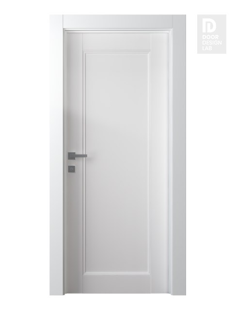 Oxford Uno 07 Snow White Modern Interior Door by Belldinni