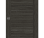 Louver Gray Oak Modern Interior Barn Door by Belldinni