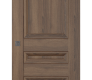 Oxford Duo 07 2R Pecan Nutwood Modern Interior Barn Door by Belldinni
