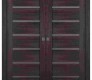 Avon 07-02 Vetro Veralinga Oak Modern Interior Double Pocket Doors by Belldinni