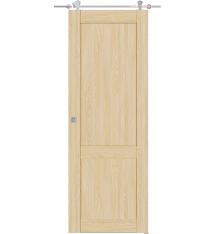 Shaker 2 Panel Loire Ash Barn doors