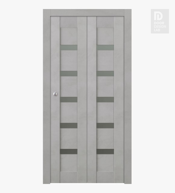 Avon 07-04 Vetro Light Urban Modern Interior Bifold Doors by Belldinni