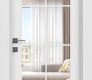 Palladio 8 Lite Clear Vetro Bianco Noble Modern Interior Door by Belldinni