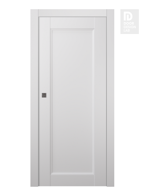 Oxford Uno 07 Snow White Modern Interior Pocket Door by Belldinni