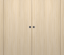 Optima Loire Ash Modern Interior Double Pocket Doors by Belldinni