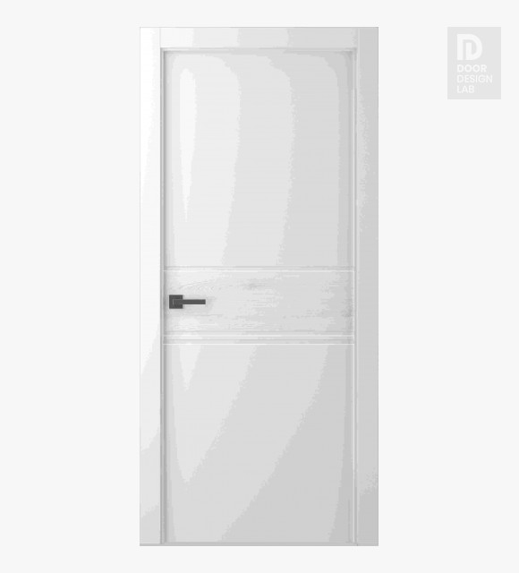 Twinwood 2 Polar White Modern Interior Door by Belldinni