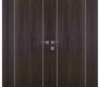 Optima 2U Veralinga Oak Modern Interior Double Swing Doors by Belldinni