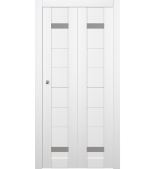 Perla Vetro Bianco Noble Bi-folding doors