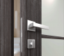 Palladio 4 Lite Vetro Gray Oak Double doors