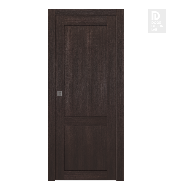 Shaker 2 Panel Veralinga Oak Modern Interior Pocket Door by Belldinni