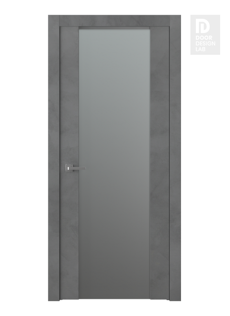 Avon 202 Vetro Dark Urban Modern Interior Door by Belldinni