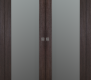 Avon 207 Vetro Veralinga Oak Modern Interior Double Pocket Doors by Belldinni
