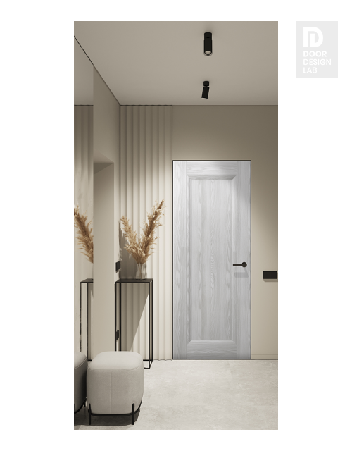 Oxford Duo 07 Ribeira Ash Modern Interior Frameless Door by Belldinni