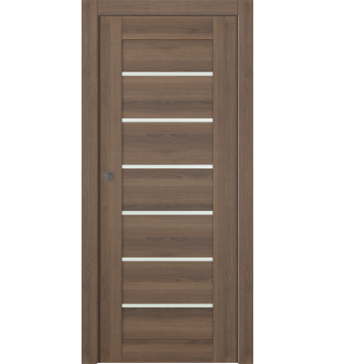 Avon 07-02 Vetro Pecan Nutwood Pocket doors