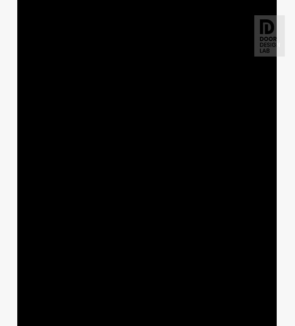 Modern Steel Front Door DIAMOND A9 68" X 80" BLACK/WHITE FROSTED GLASS PANEL STAINLESS STEEL RHI WITH 2 SIDELITES CLEAR GLASS