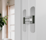 Edna Vetro Bianco Noble Double doors