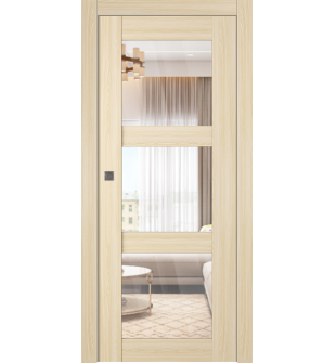 Avon 3 Lite Clear Vetro Loire Ash Pocket doors