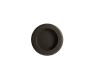 Modern Steel Front Door EMTEK FLUSH PULL ROUND PASSAGE FLAT BLACK (US19) 2211