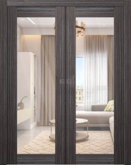 Palladio 207 Clear Vetro Gray Oak Double