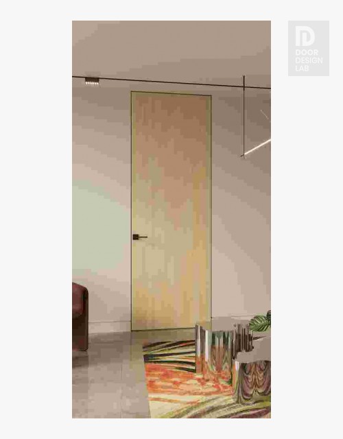 Optima Loire Ash Modern Interior Frameless Door by Belldinni