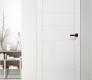 Alda Snow White Modern Interior Frameless Door by Belldinni