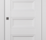 Oxford Duo 07 4R Snow White Modern Interior Pocket Door by Belldinni