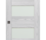Avon 07-08 Vetro Ribeira Ash Modern Interior Barn Door by Belldinni