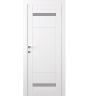 Perla Vetro Snow White Hinged doors