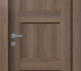 Oxford Uno 07 2Rn Pecan Nutwood Modern Interior Door by Belldinni