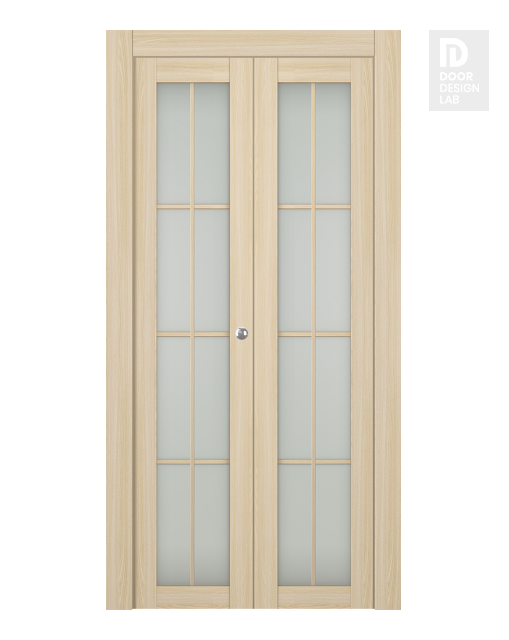 Avon 8 Lite Vetro Loire Ash Modern Interior Bifold Doors by Belldinni