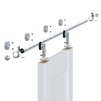 barn hardware kit disassembled image
