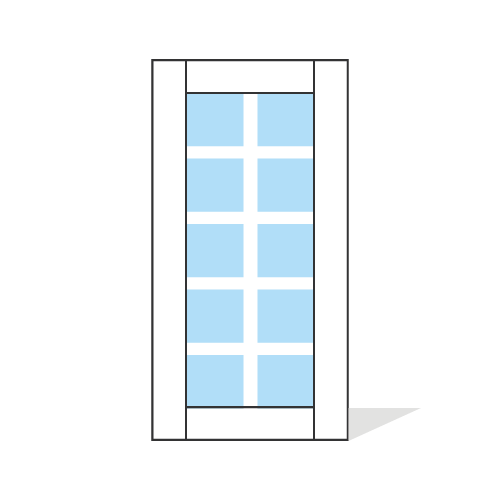 10-lite interior doors