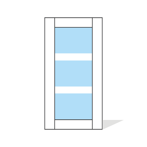 3-lite interior doors