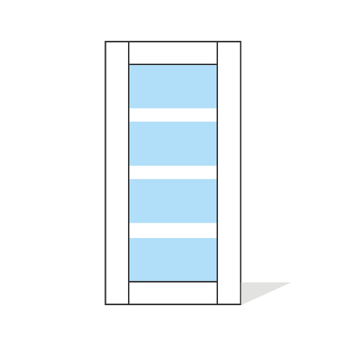 4-lite interior doors