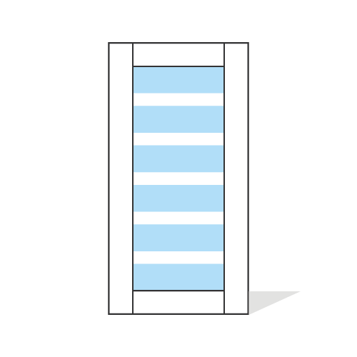 6-lite interior doors